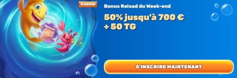 bonus reload weekend Spinfin Casino