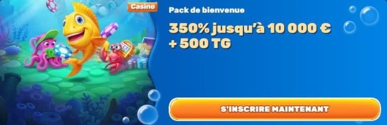 pack bienvenue Spinfin Casino